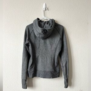 Lululemon grey scuba zip up hoodie